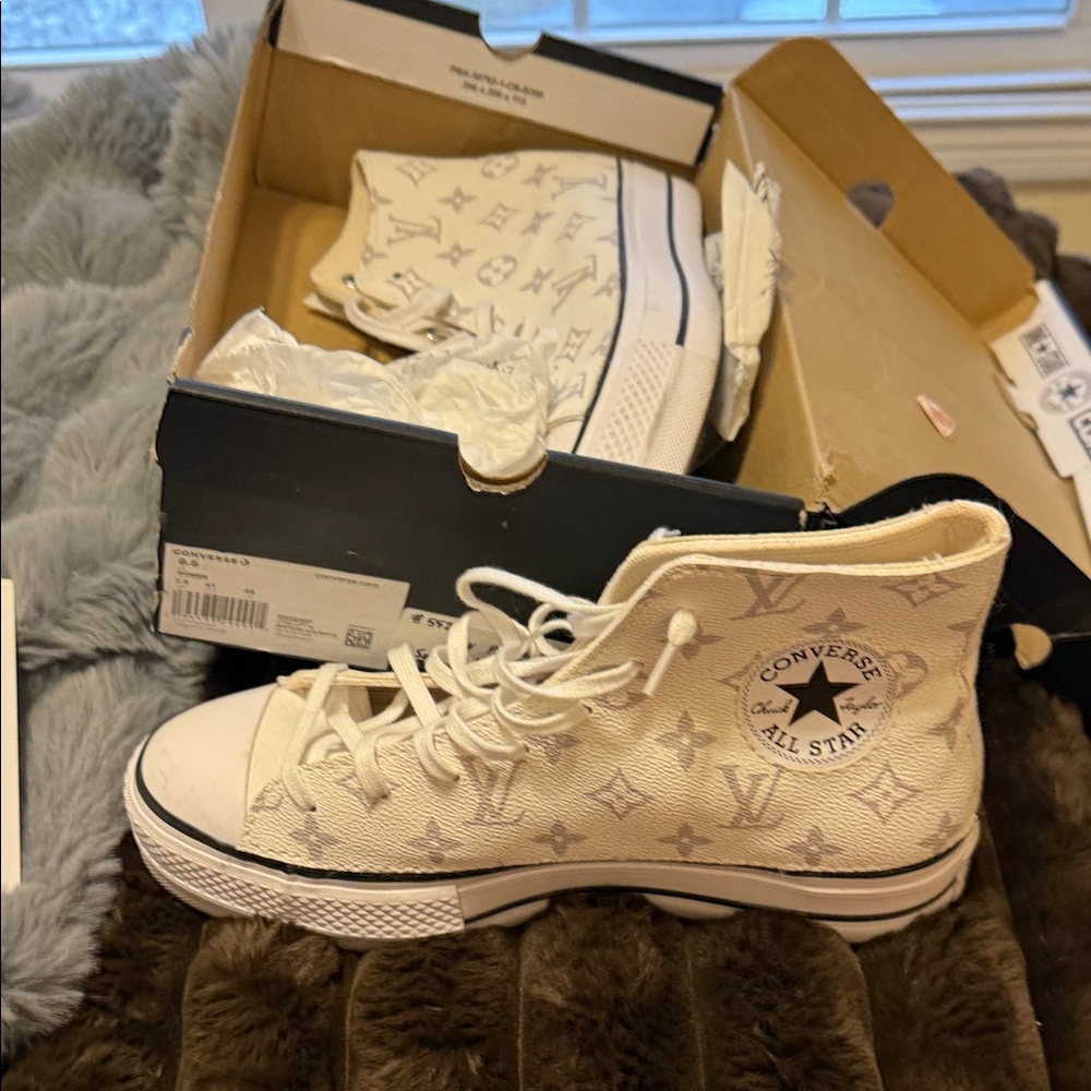 Custom Converse All Star Monogram High-Top Sneakers